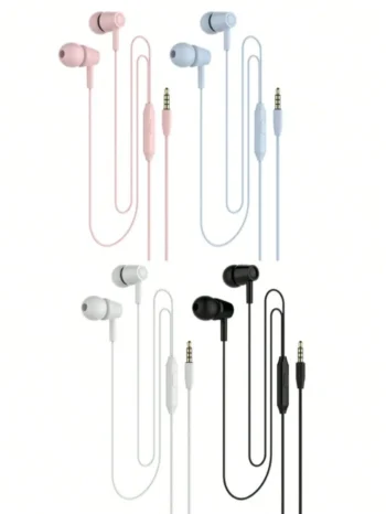 Wired In-Ear Earphones For Gaming And Music, Sweatproof With Low Latency Microphone For Accurate Sound Positioning Gaming Exclusive