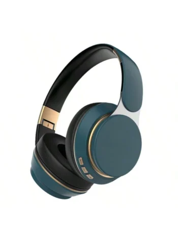 Wireless Over Ear Headphones, Portable Bluetooth Headphones, Foldable Headsets With Mic, FM Radio, 3.5MM AUX Cable, Soft-Earpads, Support TF Card Play For Travel Home Office Cellphone PC